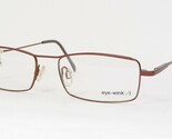 Gafas De Sol Marrones ÚNICAS RARAS Eye-Wink De Meitzner 52-17-140mm - $56.43