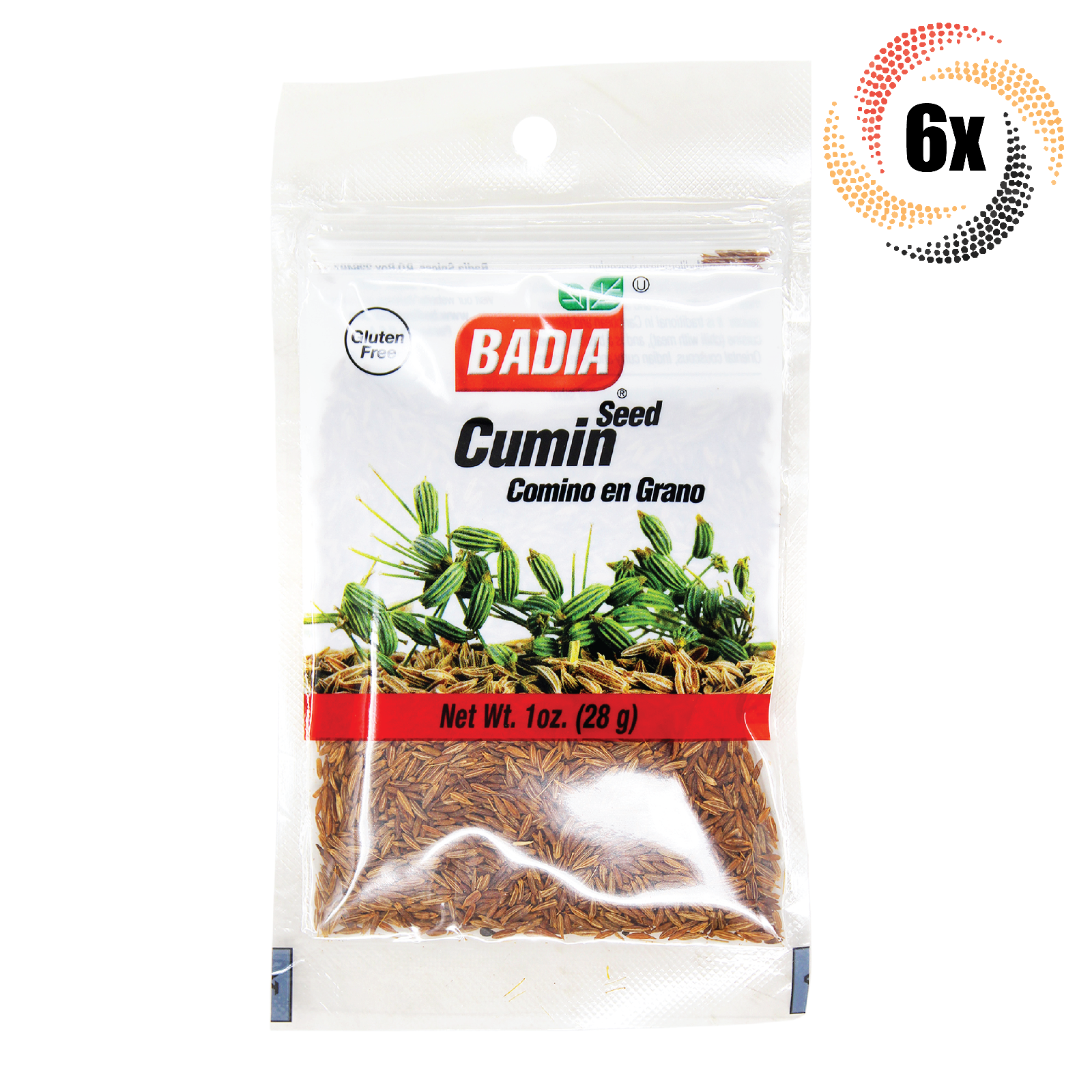 6x Bags Badia Cumin Seed Comino En Grano | 1oz | Gluten Free! | Fast Shipping! - $15.48