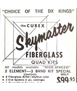 1975 Cubex Skymaster Fiberglass Quad Kit Advertisement Electronics C82QST - $28.05 CAD