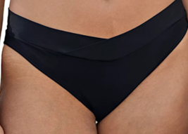 American Eagle Aerie Black Crossover Full Coverage Bikini Bottoms Size Small - $19.99