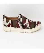 Soul by Naturalizer Womens Brown Green Camo Textile Side Zip Sneaker Siz... - $456.77 MXN