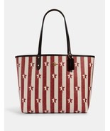 COACH Reversible City Tote In Printed Coated Canvas with Stripe Star Pri... - $253.71 CAD