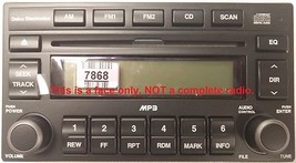 Sorento CD MP3 radio FACE. Have worn stereo buttons? Solved with this pa... - $147.81 MXN