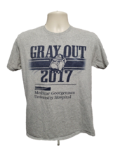 2017 Grayout Medstar Georgetown University Hospital Adult Medium Gray TShirt - £11.67 GBP