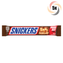 5x Packs Snickers Original Chocolate King Size Candy Bars | 2 Bars Per Pack - $15.74