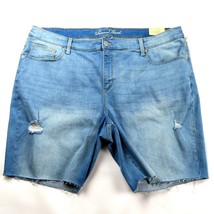 NWT- Universal Thread Mid Rise Cut Off Distressed Bermuda Shorts Size 24 W - £14.20 GBP