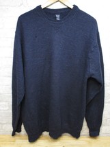 Vintage Crew Neck Gap Wool Sweater Mens XL Navy Blue - $15.28