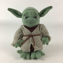 Star Wars Buddies Yoda 6&quot; Plush Stuffed Doll Toy Vintage Kenner 1997 90s... - £14.71 GBP