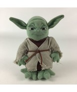 Star Wars Buddies Yoda 6&quot; Plush Stuffed Doll Toy Vintage Kenner 1997 90s... - £14.73 GBP