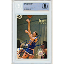 Jerry Lucas New York Knicks Auto 1996 Topps Stars Basketball Signed BAS Auth HOF - $249.99