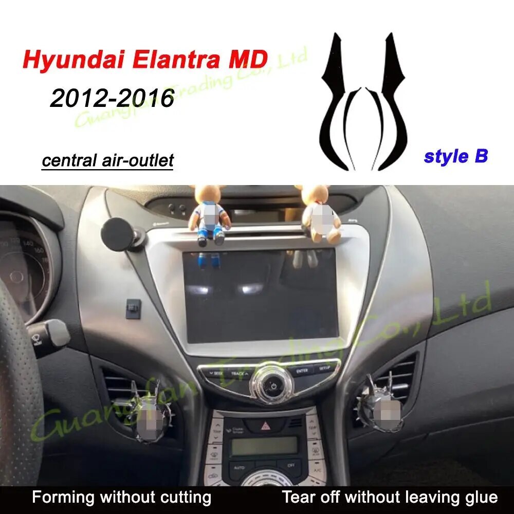 Primary image for For Elantra MD 2012-2016 Car-Styling 3D/5D   Car Interior Center Console Color M