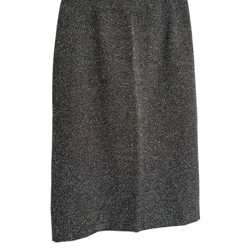 Kasper Women Midi Skirt Size 6 Straight Pencil Black White Textured Offi... - $17.82