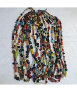 Lot 10 Strands vintage Glass beads Mix Color glass beads Necklaces 1 KG ... - £168.62 GBP