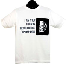 Universal Studios Japan Marvel Spider-man Men Graphic T-Shirt  w/ Zip Po... - $12.86