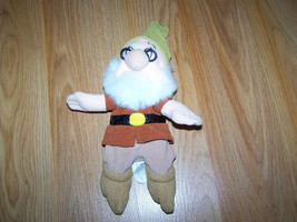 Disney Store Snow White &amp; the Seven Dwarfs Doc Dwarf Bean Bag Plush Doll... - £11.80 GBP