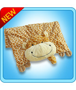 Authentic Pillow Pet Jolly Giraffe Blanket Plush Toy Gift - $38.34 CAD