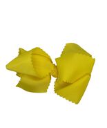 Matilda Jane Enchanted Garden Yellow Lila Scalloped Hair Bow - €9,89 EUR