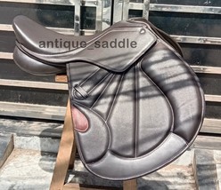 New Leather Jumping/Close contact, Double Flap Changeable Gullets Saddl ... - £343.94 GBP