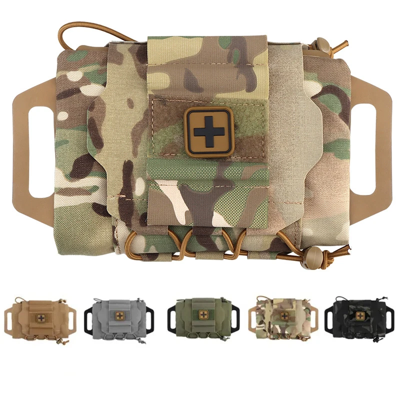 Tactical IFAK Military Pouch MOLLE Rapid Deployment First-aid Kit Survival - £23.51 GBP+