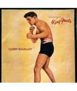 1954 Packey McFarland Boxing Ring Great Police Gazette Print Sports DWXX4 - $34.99