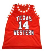 Bobby Joe Hill #14 Texas Western New Men Basketball Jersey Orange Any Size - £27.32 GBP+