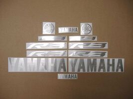 YZF R3 decals stickers custom graphics set, aluminium - $29.99