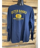 Outer Banks North Caroina Long Sleeve T-Shirt Men&#39;s Size 2XL Outdoors KG JD - $14.84