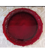 Vintage AVON 1876 Cape Cod Ruby Red Glass 10.75” Dinner Plate - Set of 2 - $19.01 CAD