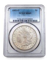1883-O Silber Morgan Dollar Ausgewählten Von PCGS As MS-65 ! Atemberaubend Münze - £197.82 GBP