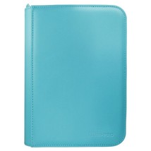 Ultra Pro Binder: 4-Pocket: PRO: Zippered: Vivid: Light Blue - £18.74 GBP