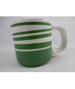 Starbucks 2007 Green Stripes w/Flowers Inside 13oz Coffee Mug - £11.66 GBP