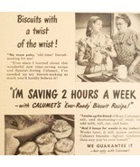 1947 Calumet Baking Powder Advertisement Biscuit Recipe Cooking DWNN22 - €17,22 EUR