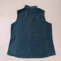 Woolrich Women's Green Full Zip Sleeveless Fleece Vest Size Large image 2