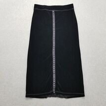 Casadei Skirt Womens Medium Black Velour Long 30x31 - €28,34 EUR