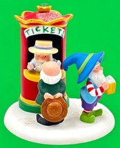 Dept 56 North Pole TWO FOR THE SHOW Accessory Xmas Village Movie Tickets #56814 - £15.09 GBP