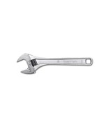 8&quot; X 1-1/8&quot; Max Cap. Alloy Steel Adjustable Wrench, Chrome - £43.84 GBP
