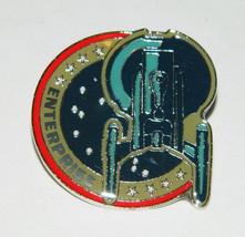 Star Trek: Enterprise TV Series Shoulder Patch Logo Metal Enamel Pin NEW UNUSED - £6.28 GBP