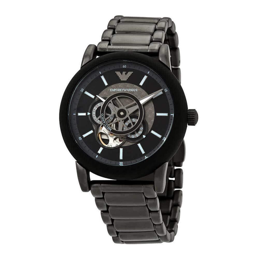 Emporio Armani AR60010 Men's Automatic Gunmetal-Tone Stainless Steel Watch - £228.66 GBP
