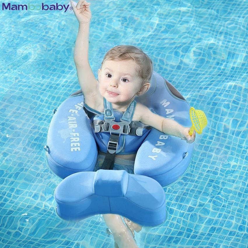 Mambobaby Non-Inflatable Baby Chest Floats Waist Swimming Rings Swim Trainer - £80.57 GBP