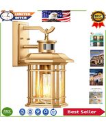 Modern Waterproof Carriage Lantern - Motion Activated Outdoor Wall Light... - $91.07