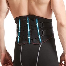 Back Brace for Men Lower Back, Lumbar Support Belt with Adjustable Lower... - £17.73 GBP