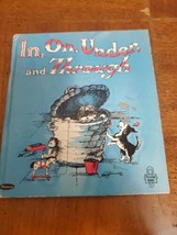 In On Under &amp; Through Illustrated Whitman Tell-A-Tale Children&#39;s Book 19... - $36.84 MXN
