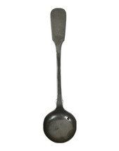 Antique 19th Century Pewter or Silverplate Ladle Marked WB &amp; HR 7&quot; - £7.94 GBP