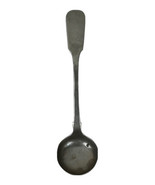 Antique 19th Century Pewter or Silverplate Ladle Marked WB &amp; HR 7&quot; - $14.18 CAD