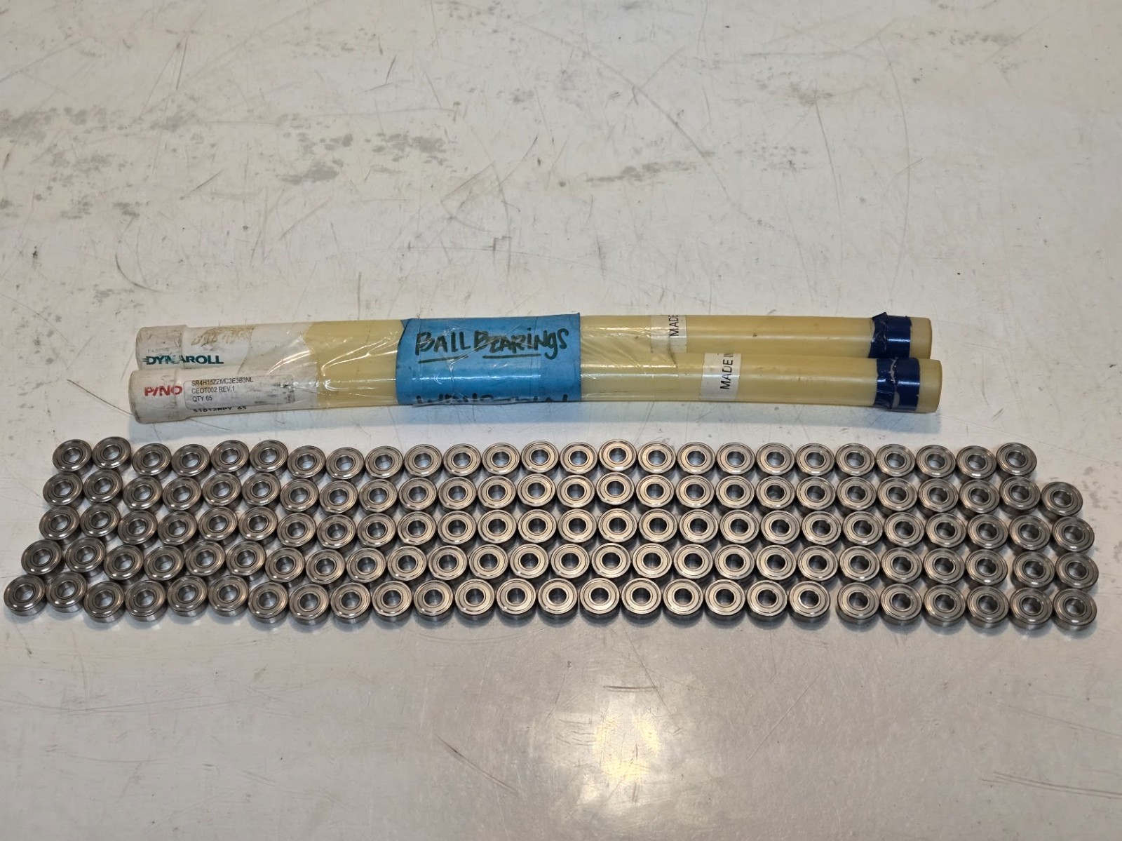 129 Quantity of SR4-H-15ZZ Ball Bearings | 5/8&quot; OD 1/4&quot; ID 5 mm Thick (1... - $119.99