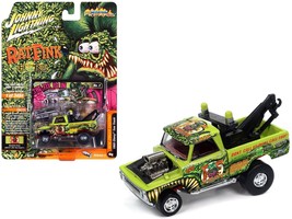 1965 Chevrolet Tow Truck &quot;Rat Fink - The Fix Is In&quot; Showtime Green with &quot;Rat Fi - £15.40 GBP