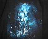 TeeFury Doctor Who XLARGE Shirt &quot;Time Traveler&quot; Doctor Who Tribute BLACK - £12.17 GBP
