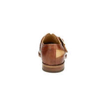 Belvedere Shoes Marte Genuine Ostrich Leg single buckle monk strap Camel R810 image 5