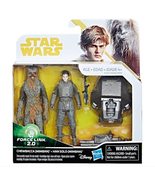 Star Wars Chewbacca and Han Solo (Mimban) - Force Link 2.0 Action Figures - £11.05 GBP
