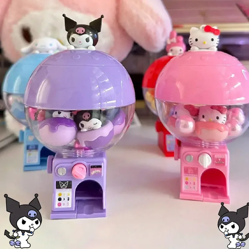 Sanrio Hello Kittys Kuromi Cinnamoroll Children Toys Cute MINI Egg Twisting - £11.30 GBP